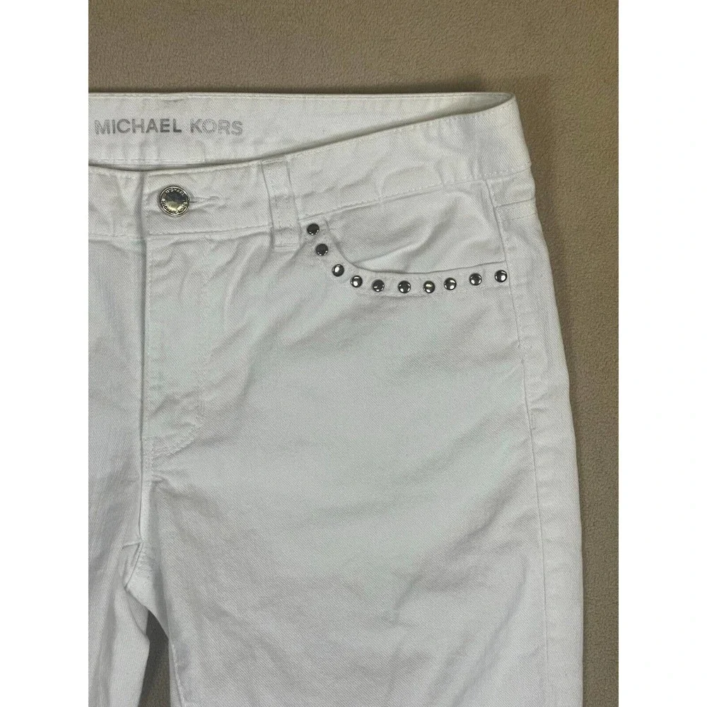 Michael Kors Skinny Jeans Womens‎ 6 Regular Fit White